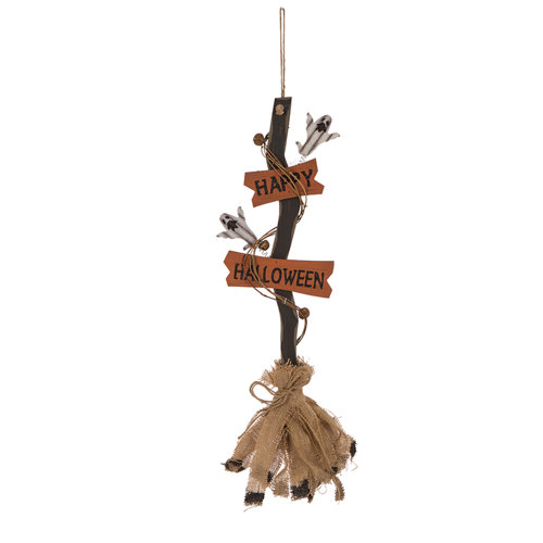 The Holiday Aisle® Iron/Wooden Broom Wall Decor & Reviews Wayfair